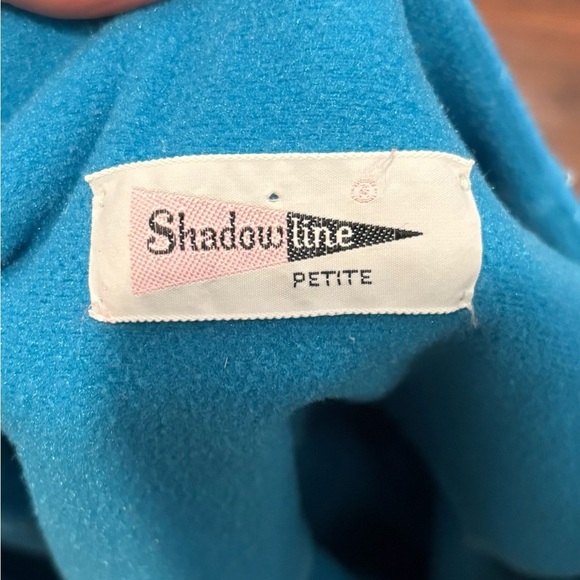 Shadowline Petite Vintage Fleece Zip Up Blue Nightgown Sz Sm - Picture 4 of 6